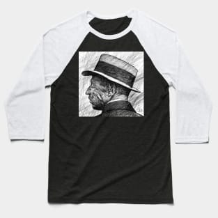 RAINER MARIA RILKE pencil portrait .1 Baseball T-Shirt